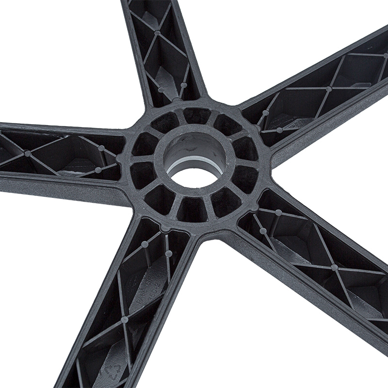 Perna de cadeira de nylon com pé de flecha PA-L (base de náilon)